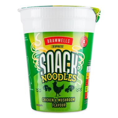 Bramwells Express Chicken & Mushroom Flavour Snack Noodles Pot 90g