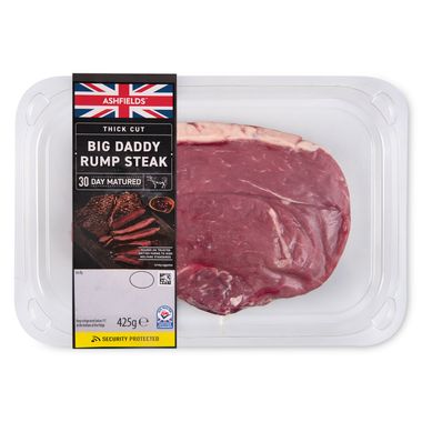 Ashfields Thick Cut Big Daddy Rump Steak 425g