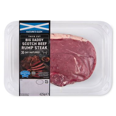 Nature's Glen Big Daddy Scotch Beef Rump Steak 425g