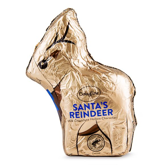 Dairyfine Milk Chocolate Santa's Reindeer Figure 105g ALDI