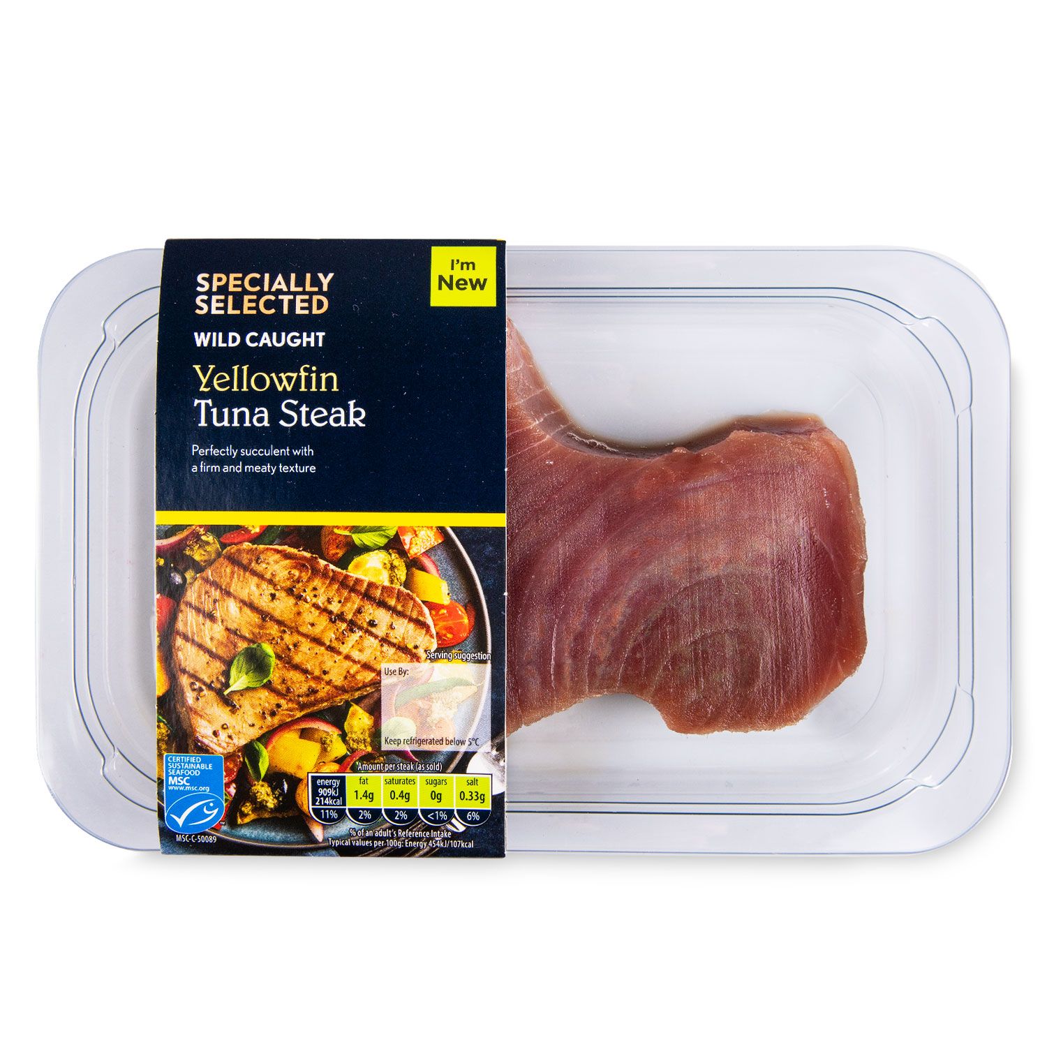 Specially Selected Wild Caught Yellowfin Tuna Steak 200g | ALDI