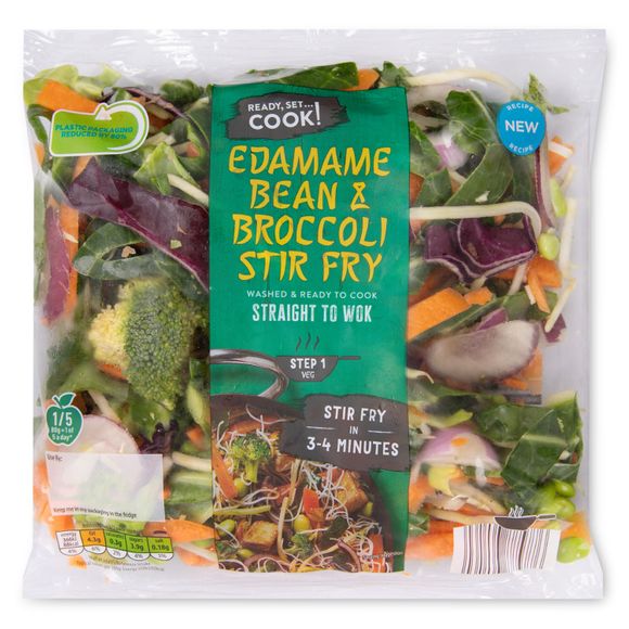 Ready Set Cook Edamame Bean & Broccoli Stir Fry 320g ALDI