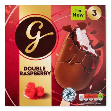 Gianni's Raspberry Millionaire Ice Cream Sticks 3x88ml