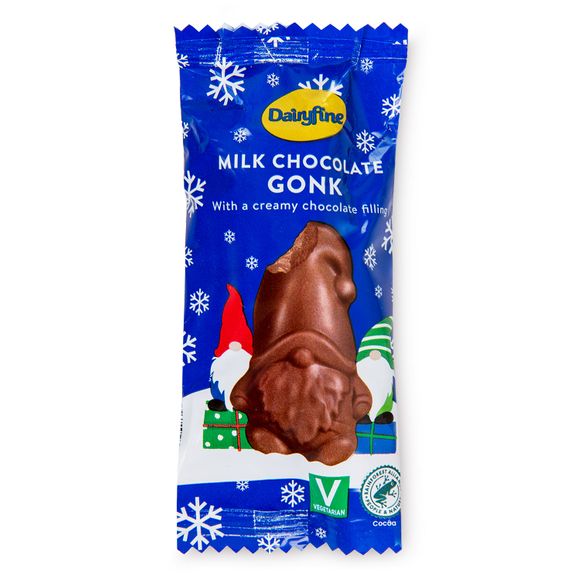 Dairyfine Milk Chocolate Gonk 30g ALDI