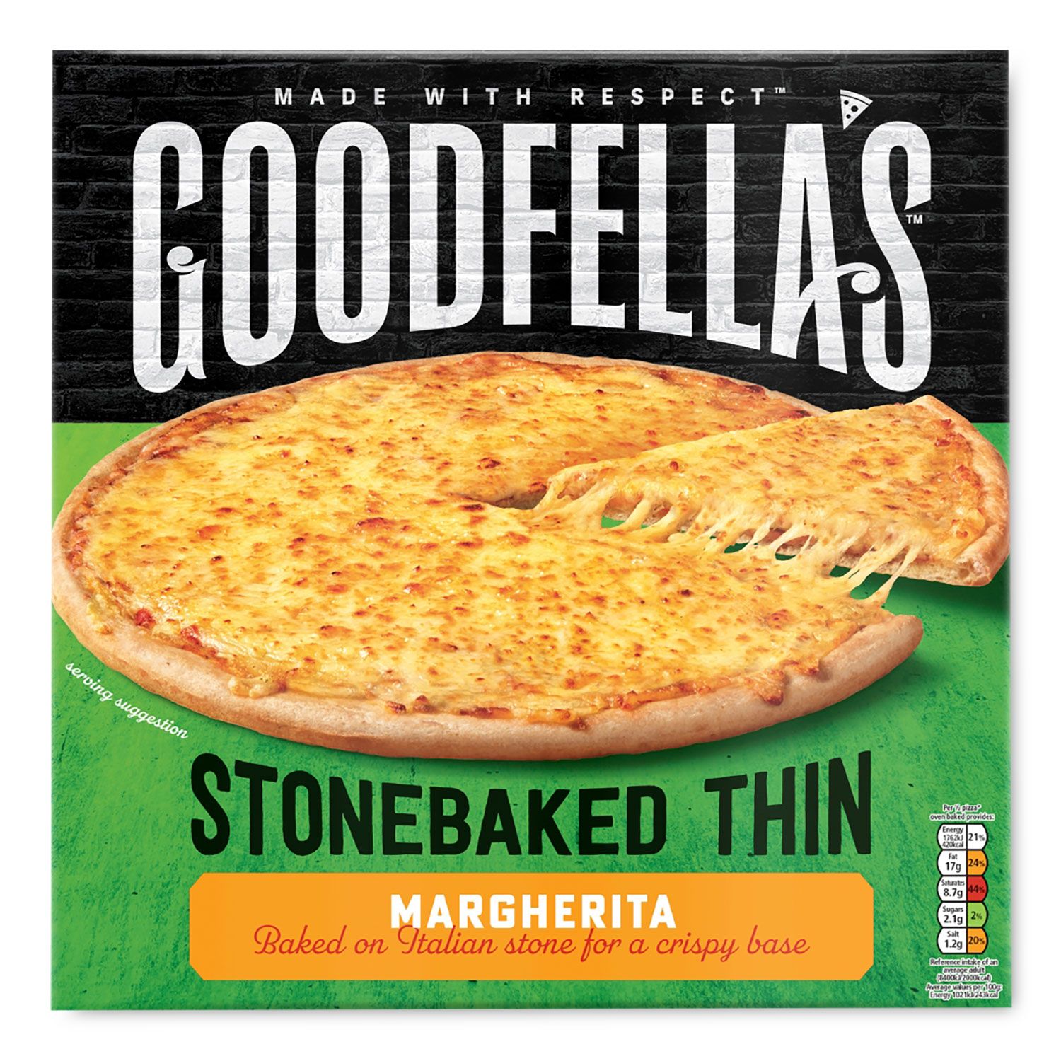 Goodfella's Stonebaked Thin Margherita 345g | ALDI