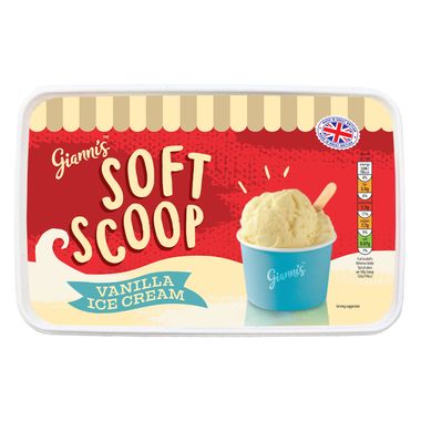 Gianni's Soft Scoop Vanilla Ice Cream 2l