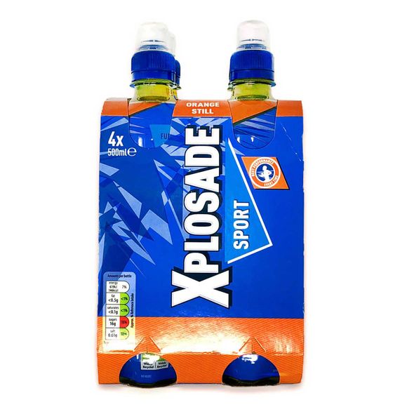 Explosade Orange Flavour Xplosade Sport 4x500ml Aldi