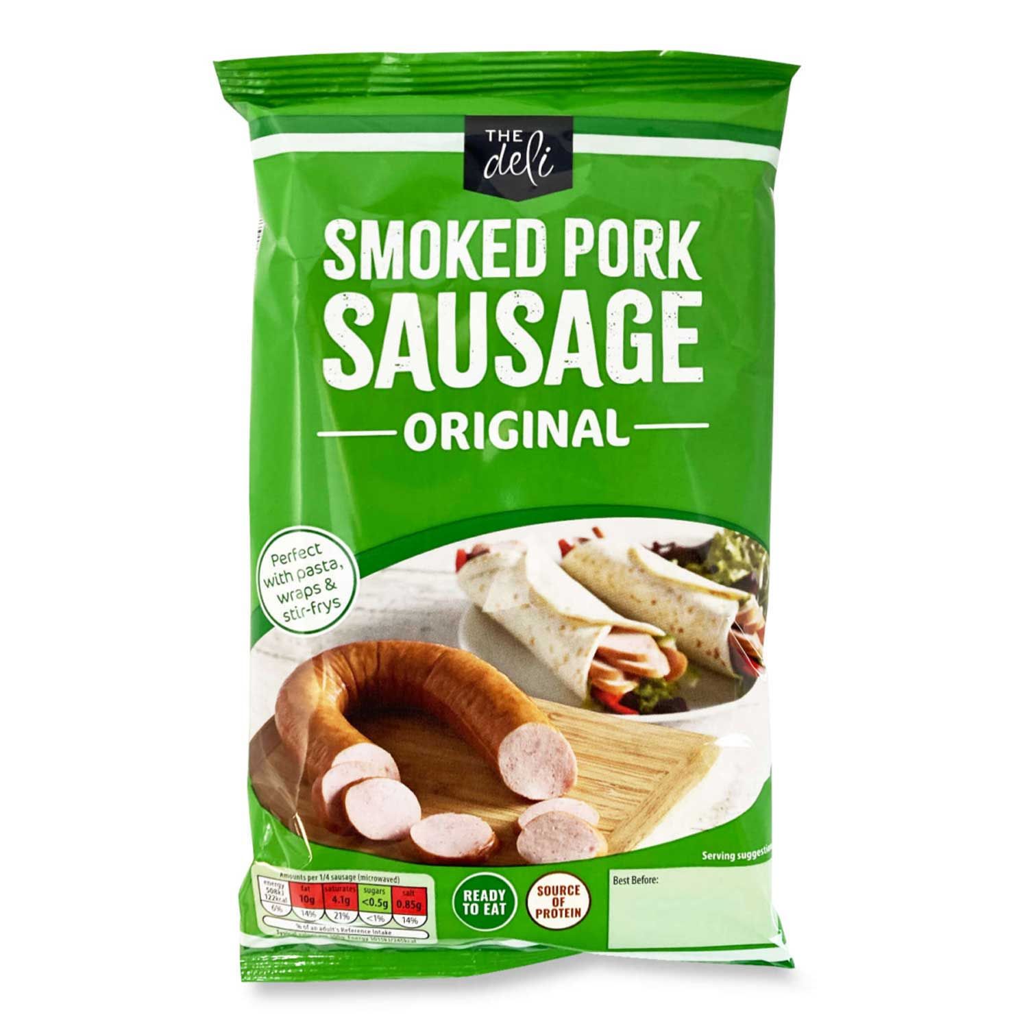 The Deli Smoked Pork Sausage 200g | ALDI