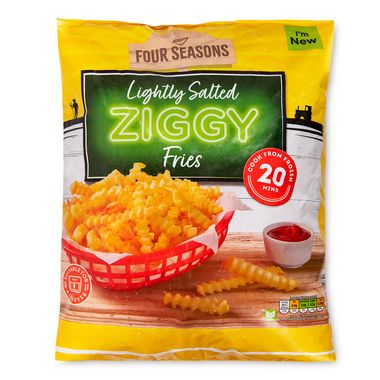 Four Seasons Lightly Salted Ziggy Fries 750g