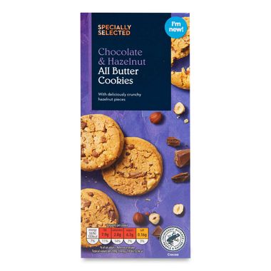 Specially Selected Chocolate & Hazelnut All Butter Cookies 200g