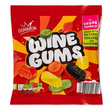 Dominion Vegan Wine Gums 230g