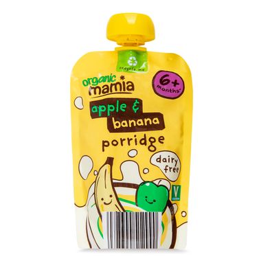 Mamia Organic Apple & Banana Porridge 100g