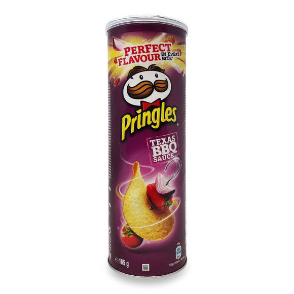 Pringles Texas BBQ Sauce Crisps Can 165g | ALDI