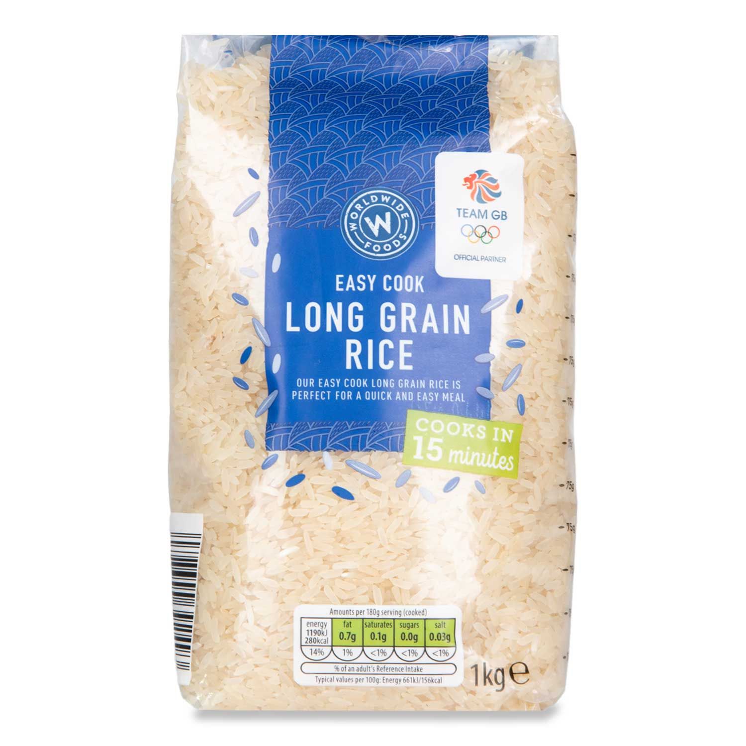 Worldwide Foods Easy Cook Long Grain Rice 1kg ALDI