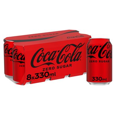 Coca-Cola Zero Sugar 8 X 330ml