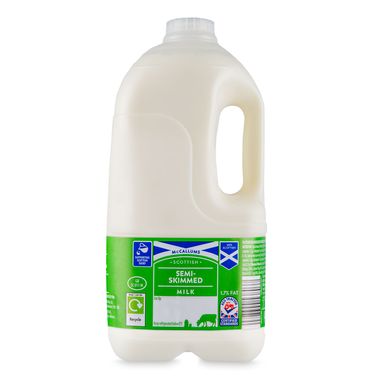 McCallums Scottish Semi-skimmed Milk 1.7% Fat 4 Pints/2.27l