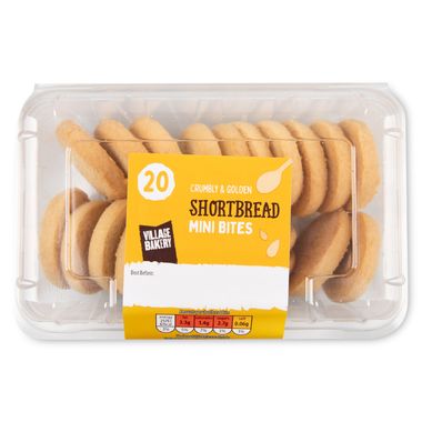 Village Bakery Shortbread Mini Bites 240g/20 Pack