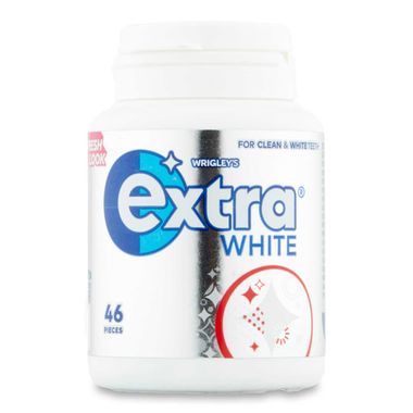 Extra White Sugarfree Chewing Gum Bottle 64.0g