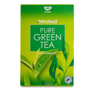 Diplomat Pure Green Tea 76g/40 Pack