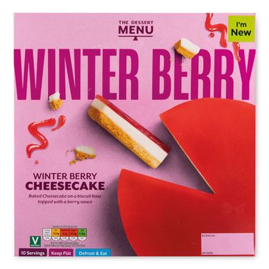 Dessert Menu Winter Berry Cheesecake 750g