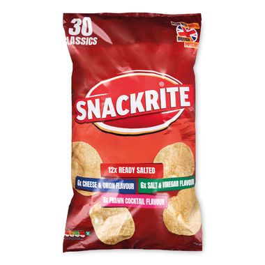 Snackrite Multipack Variety Crisps 30x25g