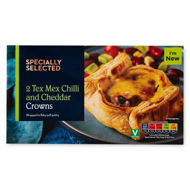 Specially Selected Tex Mex Chilli & Cheddar Crowns 2x180g