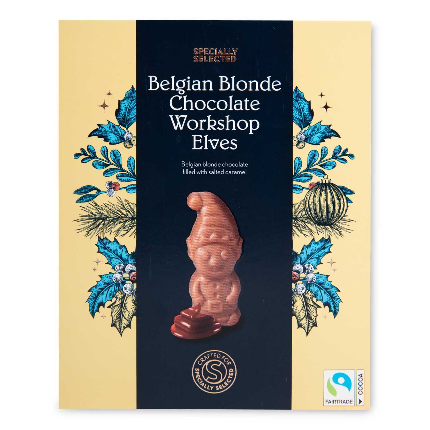 Specially Selected Belgian Blonde Chocolate Workshop Elves 80g | ALDI