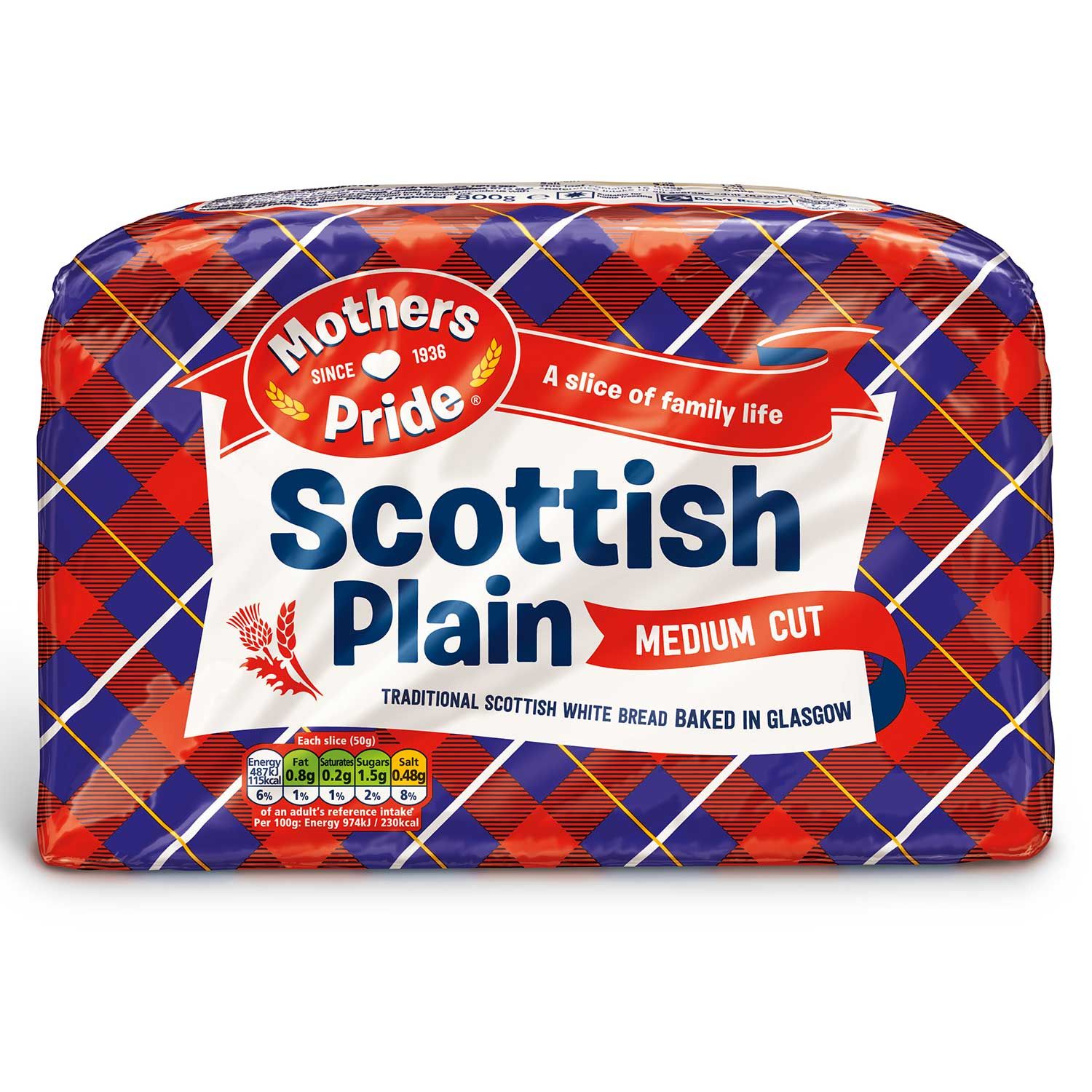 Mothers Pride Scottish Plain Medium Cut 800g | ALDI