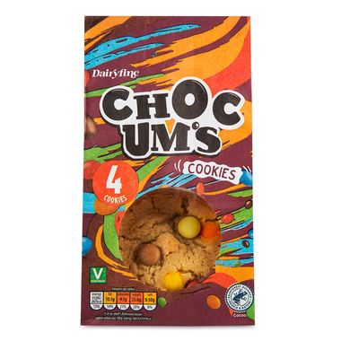 Dairyfine Chocums Cookies 4x60g/4 Pack