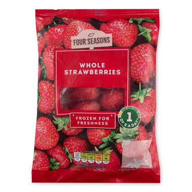 Four Seasons Whole Frozen Strawberries 350g