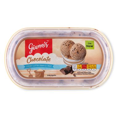 Gianni's Chocolate Cornish Clotted Cream Ice Cream 950ml