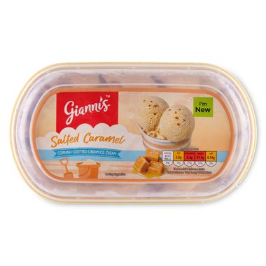 Gianni's Salted Caramel Cornish Clotted Cream Ice Cream 950ml