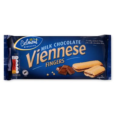 Belmont Milk Chocolate Viennese Fingers 120g