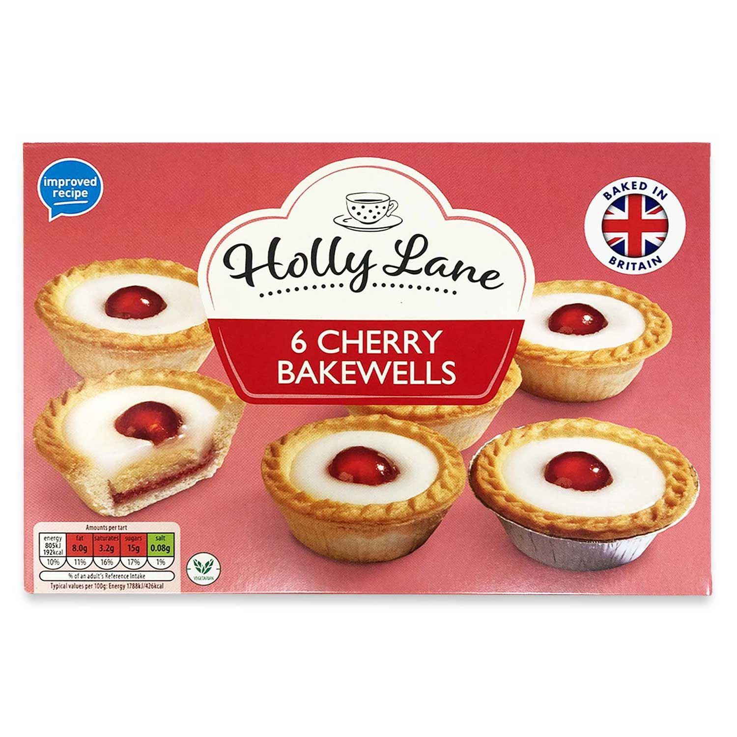 Holly Lane Cherry Bakewells 6 Pack ALDI