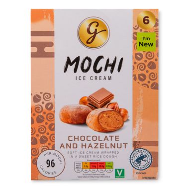 Gianni's Chocolate & Hazelnut Mochi 6x35g/6 X 36ml