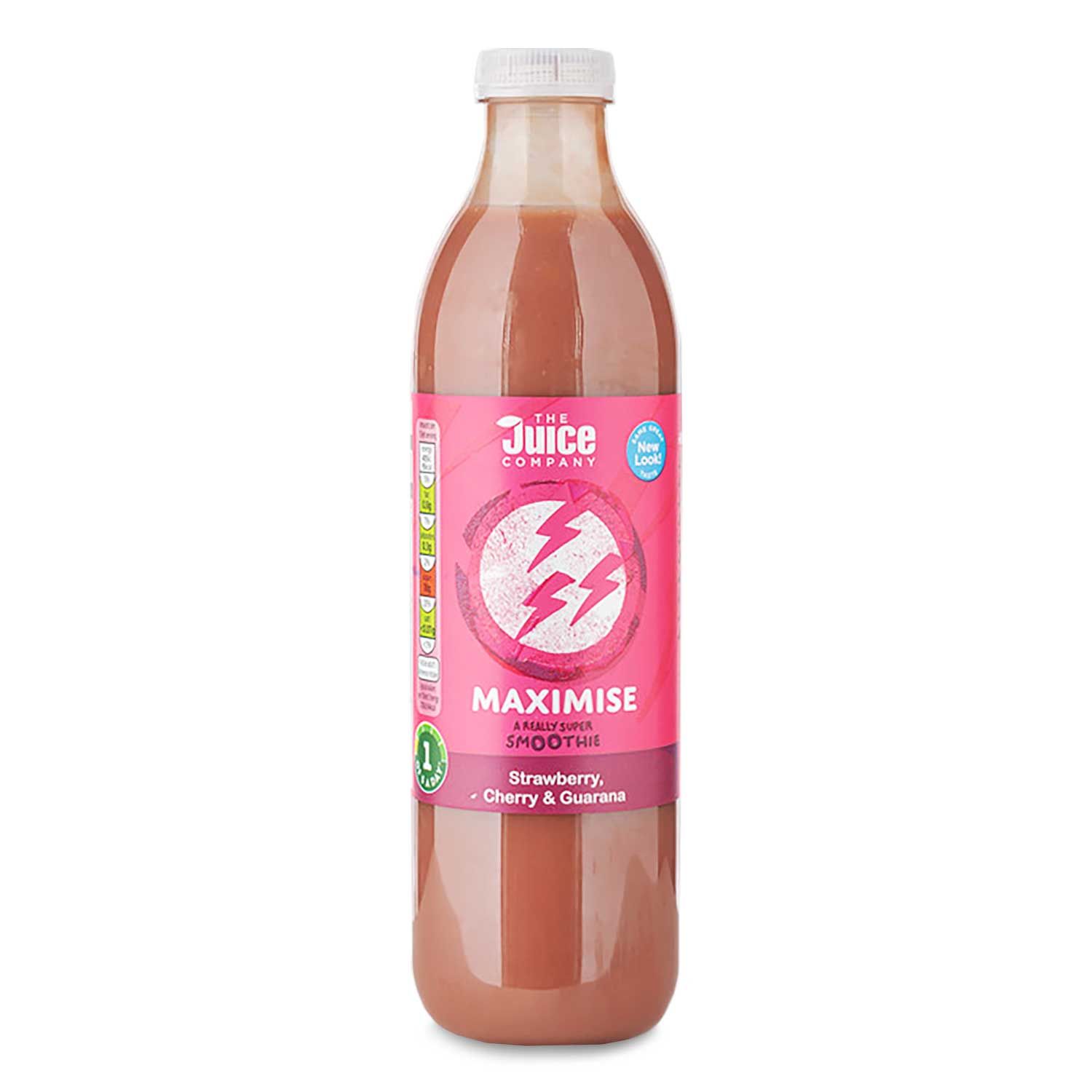 The Juice Company Maximise Smoothie Strawberry, Cherry & Guara 750ml | ALDI