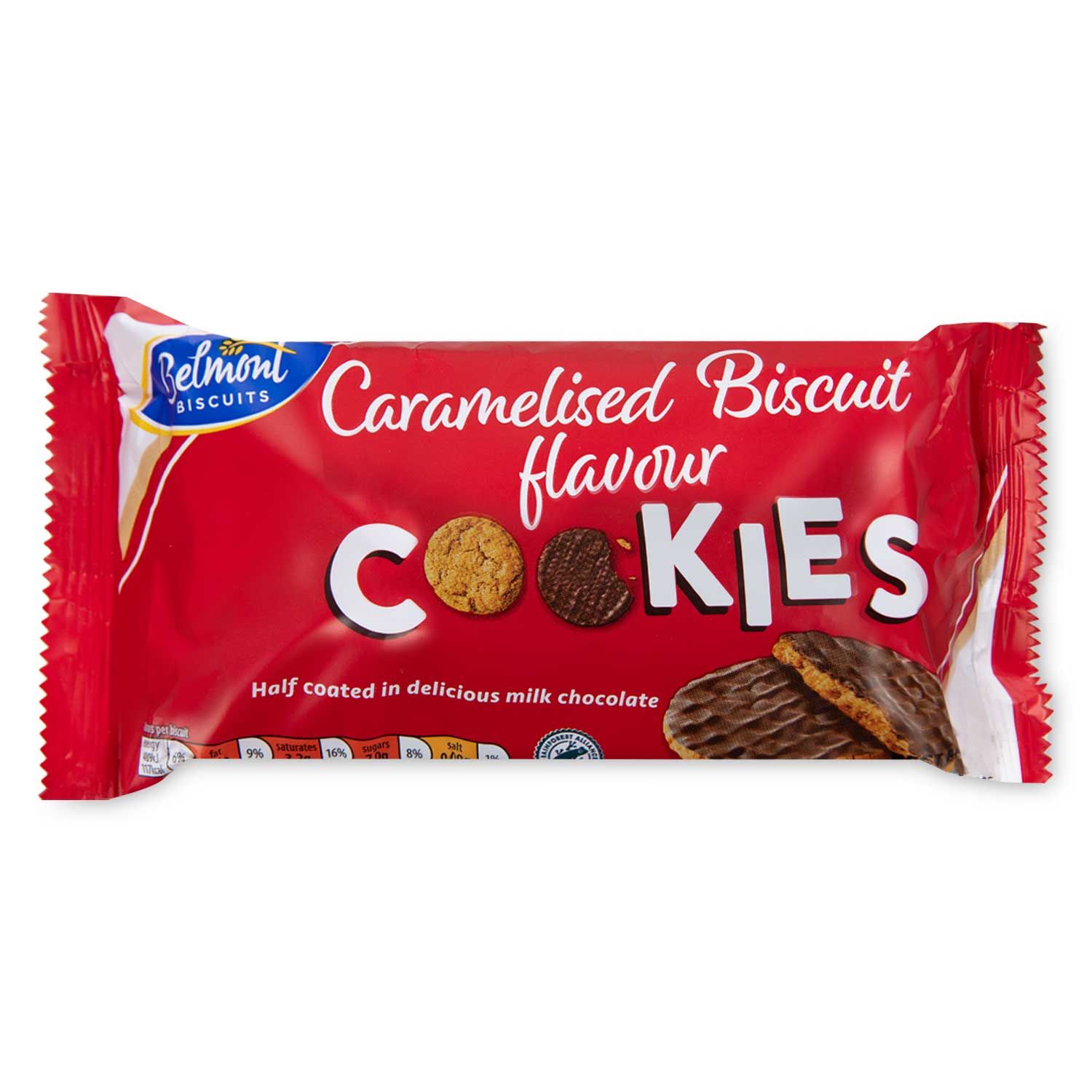 Belmont Caramelised Biscuit Flavour Cookies 160g | ALDI