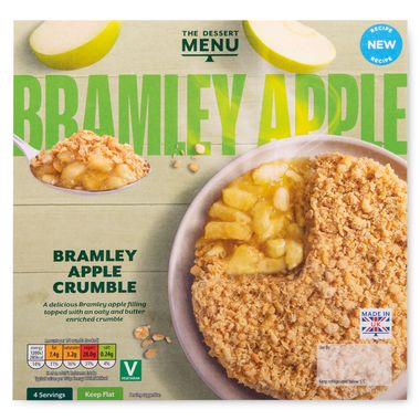 Dessert Menu Bramley Apple Crumble 500g