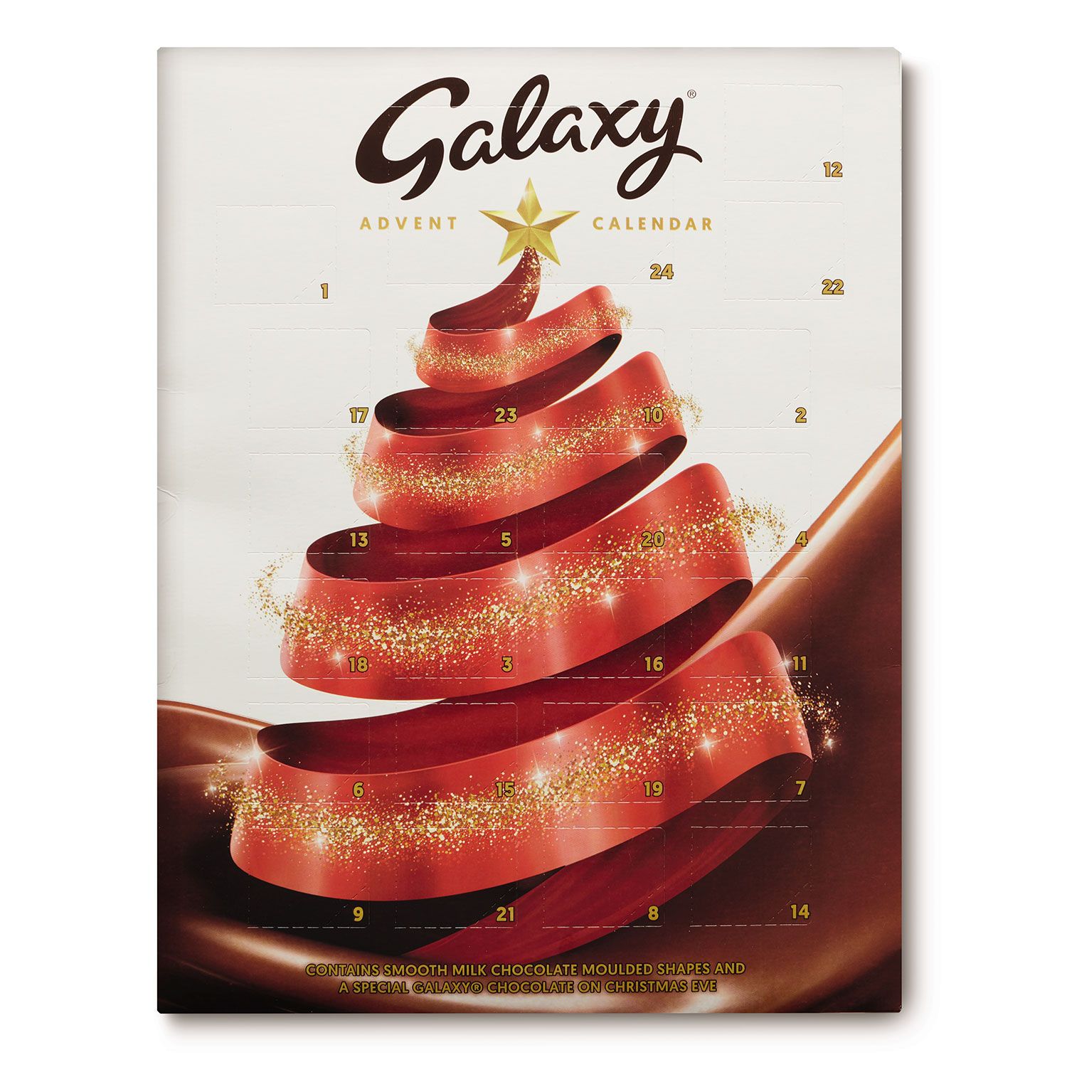 Galaxy Smooth Milk Chocolate Christmas Advent Calendar 110g ALDI