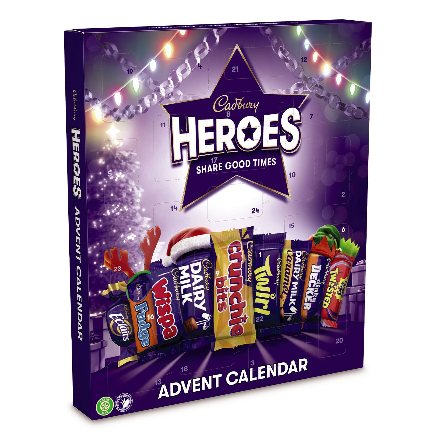 Cadbury Heroes Chocolate Advent Calendar 230g ALDI