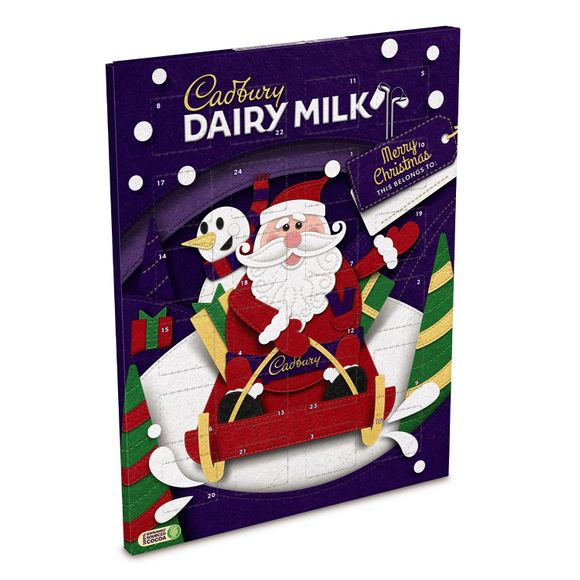 Cadbury Dairy Milk Advent Calendar 90g ALDI