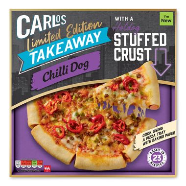 Carlos Takeaway Chilli Dog Pizza 543g