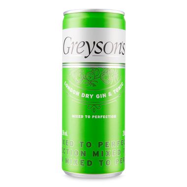 Greyson's London Dry Gin & Tonic 250ml