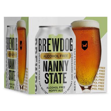 Brewdog Nanny State Alcohol Free Hoppy Ale 4 X 330ml