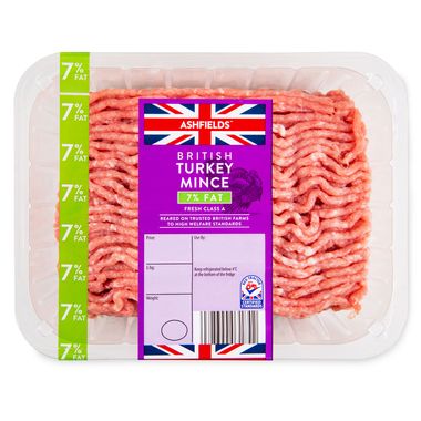 Ashfields British Turkey Mince 500g