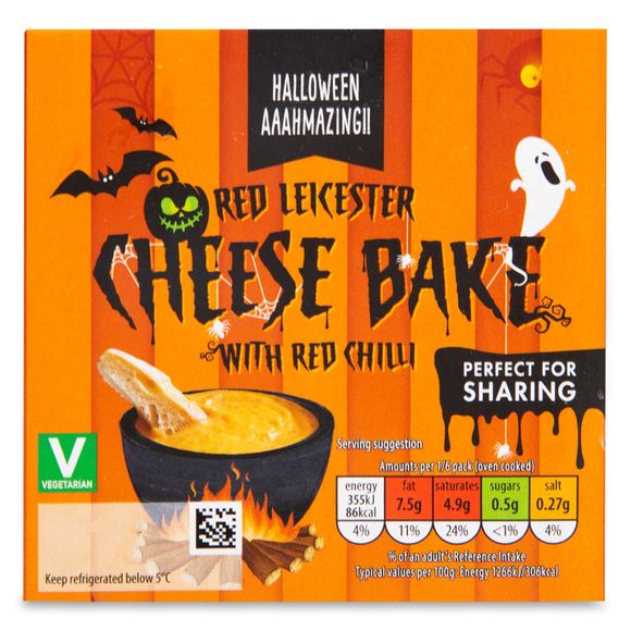 Halloween Aaahmazing Red Leicester Cheese Bake 175g ALDI