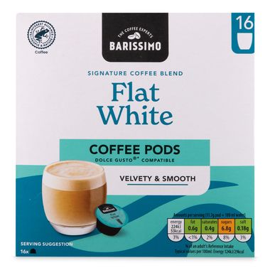 Barissimo Flat White Coffee Pods 16x11.7g