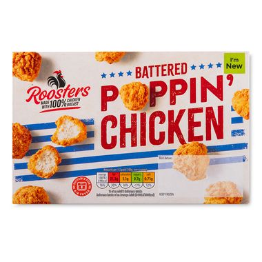 Roosters Battered Poppin' Chicken 210g