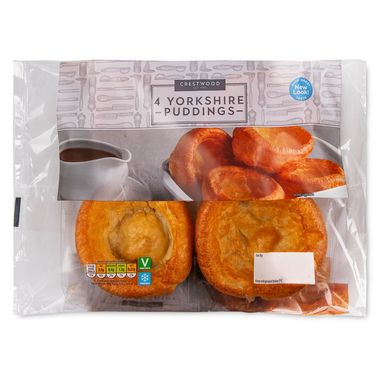 Inspired Cuisine Yorkshire Puddings 168g/4 Pack