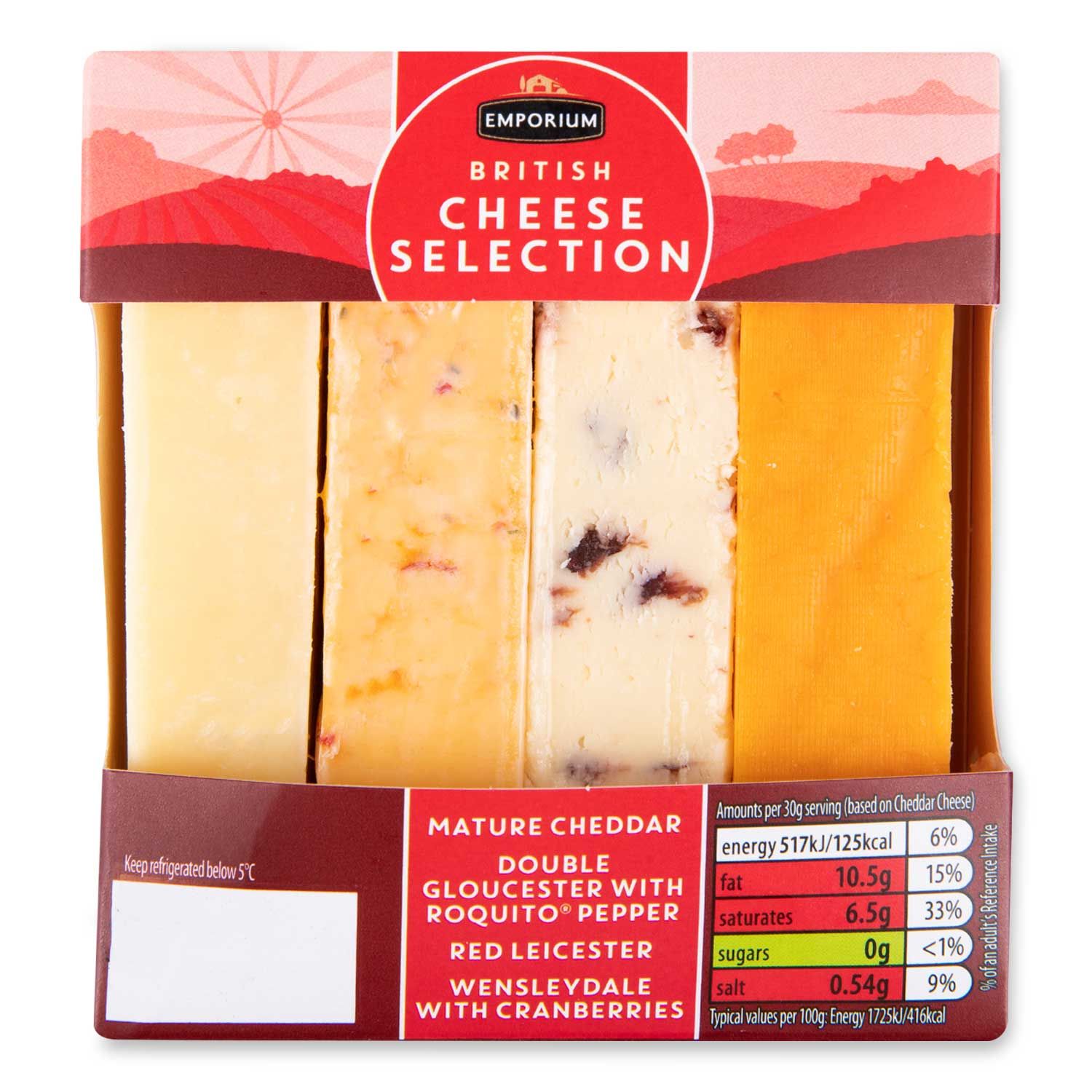 Emporium British Cheese Selection 80g | ALDI